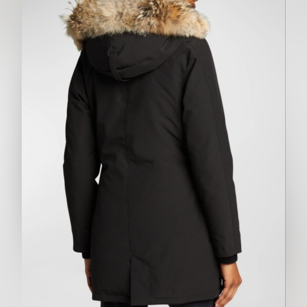 Canda Goose Victoria Heritage Parka Black - Picture 2 of 8